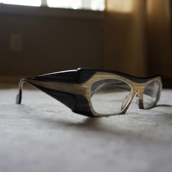 Theo Judy Black and White Acrylic Reading Eyeglasses - Picture 13 of 13